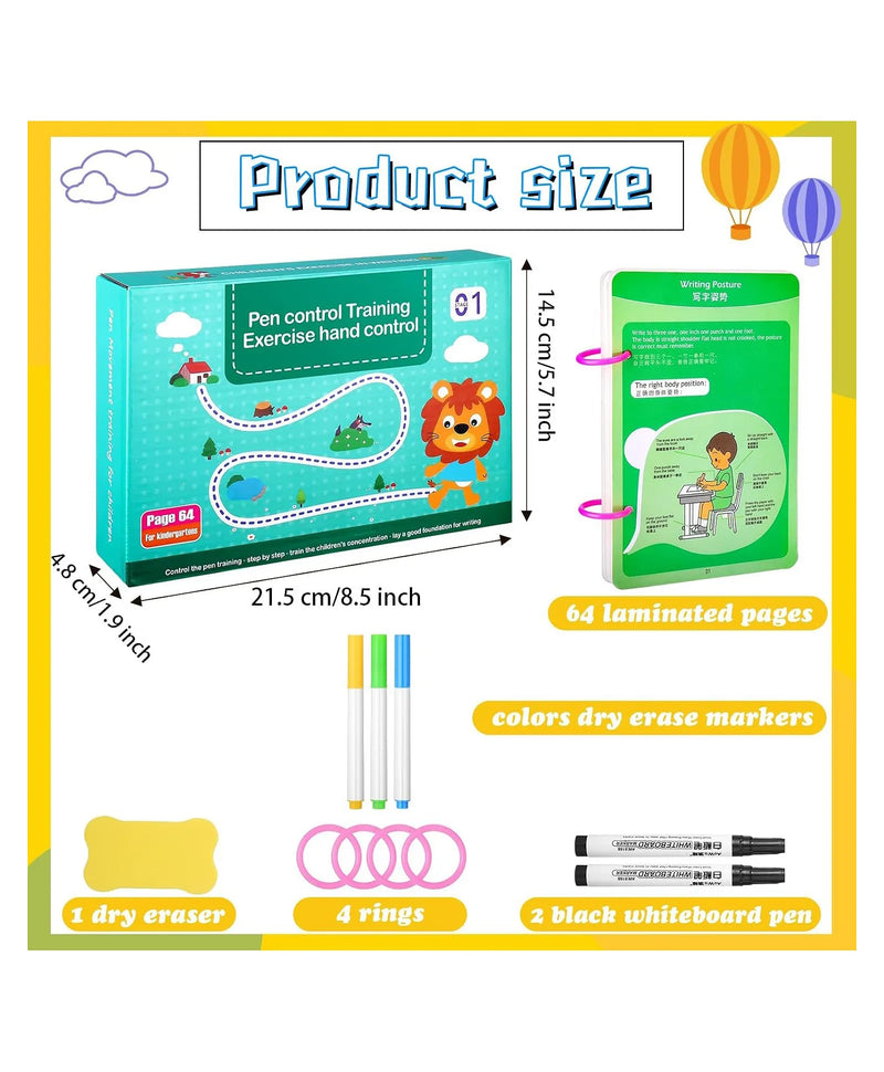 Reusable Pen Control Workbook